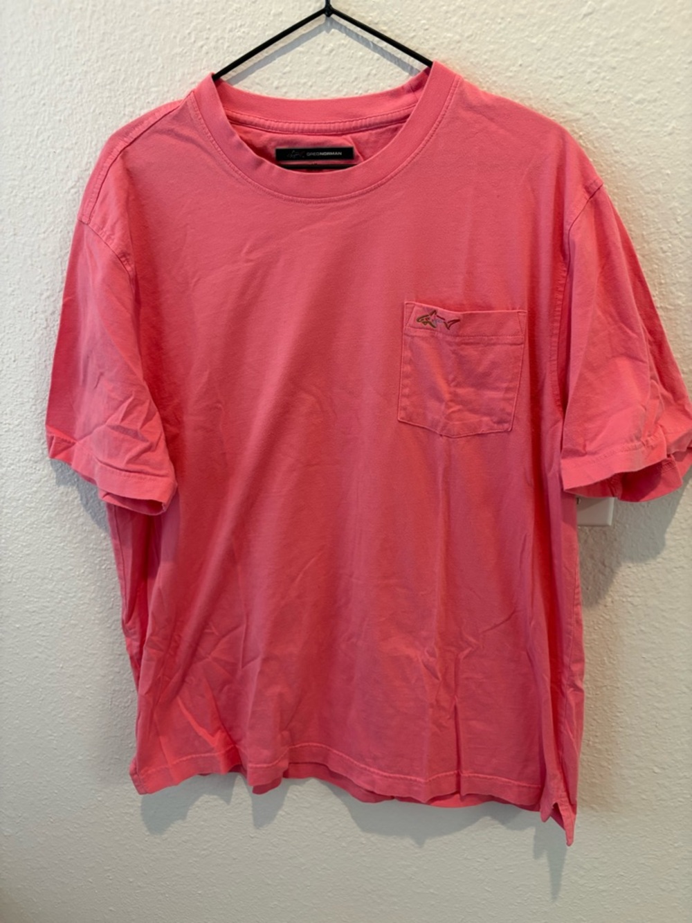 Greg Norman Men's Pink Pocket T-Shirt- Large - Picture 5 of 9